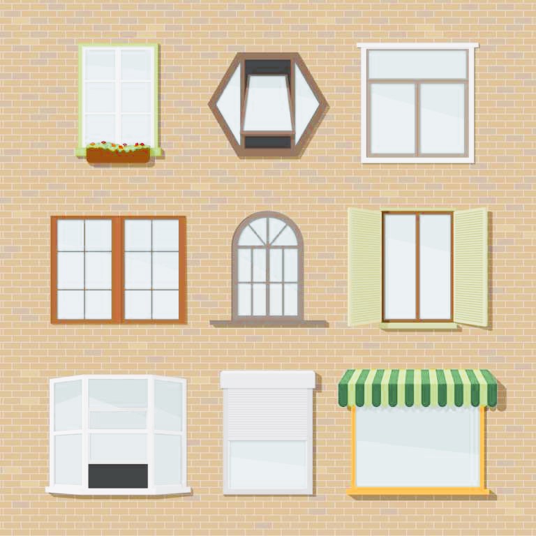 Window layout examples
